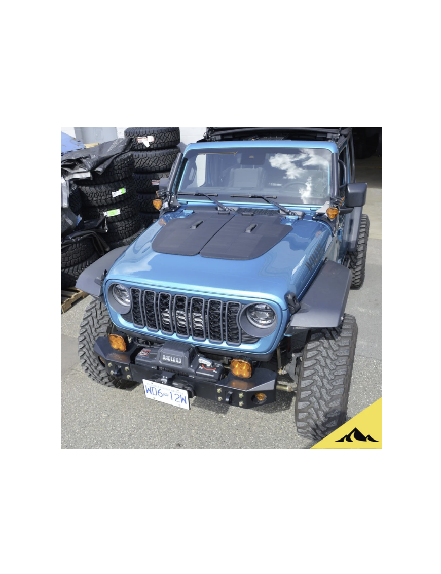 Cascadia 4x4 VSS System™ 2.0 Hood Solar Panel for Jeep Wrangler JL