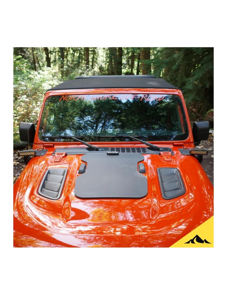 Cascadia 4x4 CHF155 Hood Solar Panel | Jeep JL & JT Rubicon 37W