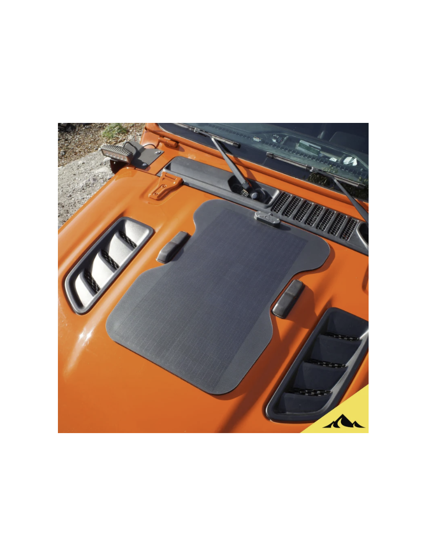 Cascadia 4x4 CHF155 Hood Solar Panel | Jeep JL & JT Rubicon 37W