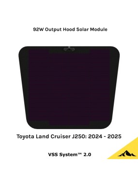 Cascadia 4x4 VSS System™ 2.0 CHF158 Hood Solar Panel for Toyota Land Cruiser 250 / Prado 2024–2025