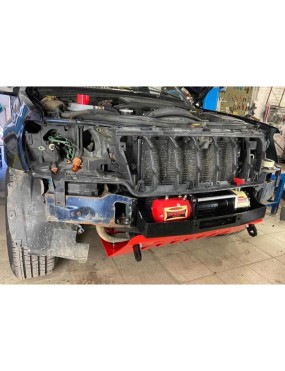 Jeep Grand Cherokee WJ / WG 1998-2004 płyta montażowa wyciągarki poszerzona z osłoną czołową