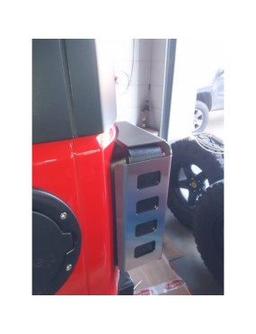 Osłony lamp tylnych STANDARD Jeep Wrangler JK 2007-2018 stal nierdzewna