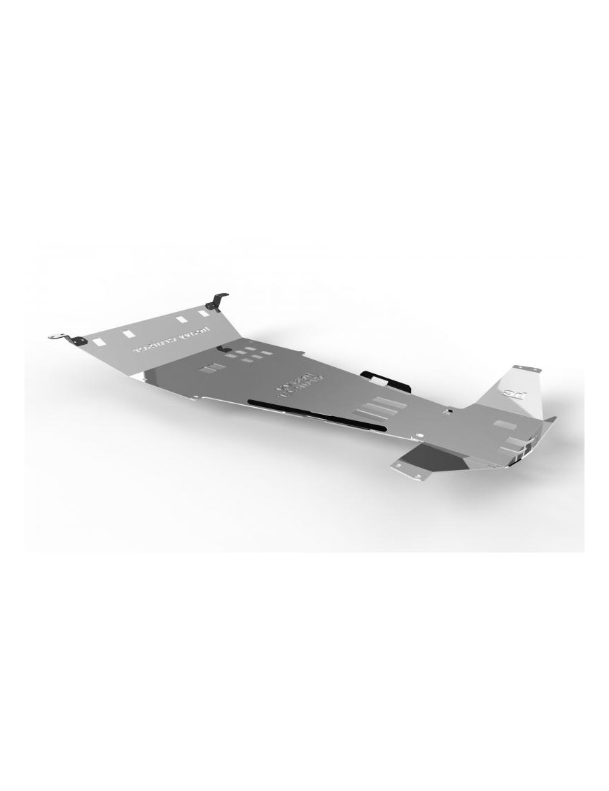 Komplet osłon układu napędowego STANDARD Porsche Cayenne 955 2002-2006 aluminiowy