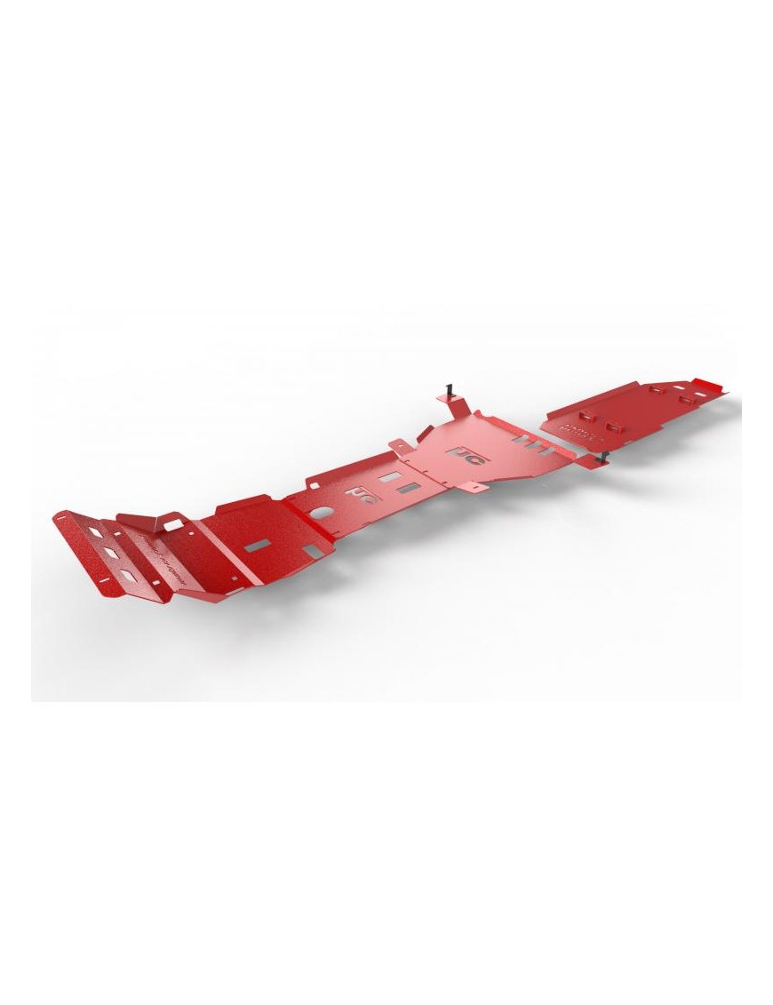 Komplet osłon podwozia OFFROAD Toyota Hilux Vigo 2005-2015 czerwony