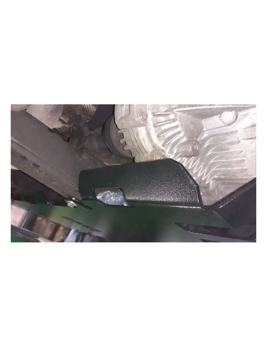 Osłona skrzyni biegów i reduktora STANDARD Land Rover Discovery 4 2009-2015 czerwona