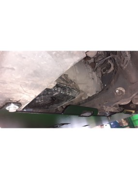 Osłona skrzyni biegów i reduktora STANDARD Land Rover Discovery 4 2009-2015 czerwona