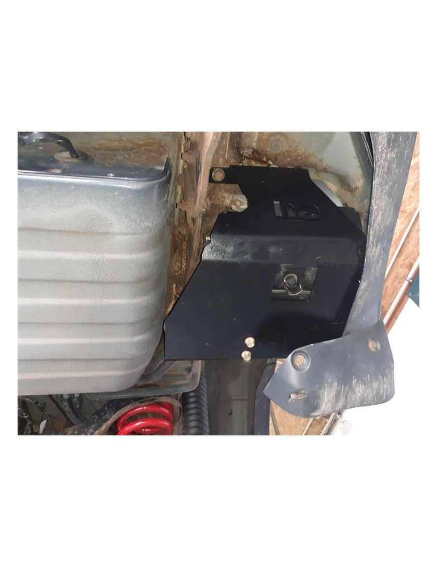 Osłona tylnej nagrzewnicy Mitsubishi Pajero 4 / Montero 4 2006-2014 long aluminiowa Osłona tylnej nagrzewnicy Mitsubishi Pajero 4 / Montero 4 2006-2014 long aluminiowa