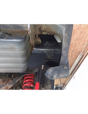 Osłona tylnej nagrzewnicy Mitsubishi Pajero 4 / Montero 4 2006-2014 long aluminiowa