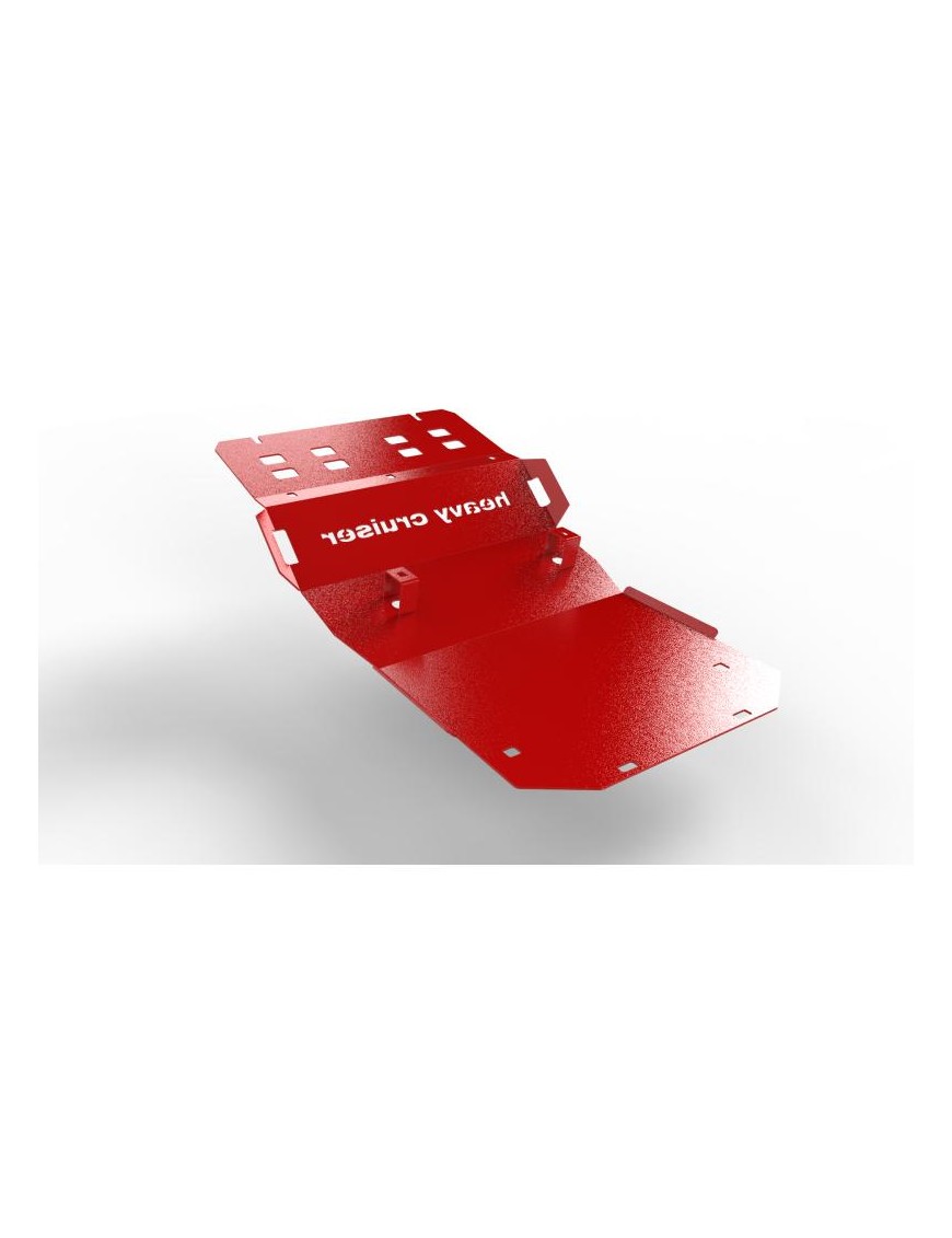 Osłona chłodnic, silnika i przedniego mostu OFFROAD Toyota 4Runner 4-Runner 2002-2009 czerwona