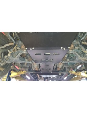 Osłona chłodnic , silnika i przedniego zderzaka Toyota Sequoia 2007-2014 czerwona