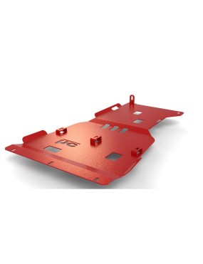 Osłona silnika , przekładni kierowniczej i skrzyni biegów Ssang Yong Ssangyong Musso 2021- czerwona