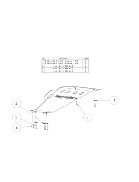 Osłona chłodnic i silnika Offroad Nissan Pathfinder R51 2005-2013 aluminiowa