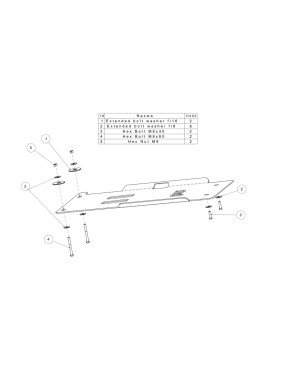 Osłona skrzyni biegów Offroad Nissan Pathfinder R51 2005-2013 czerwona