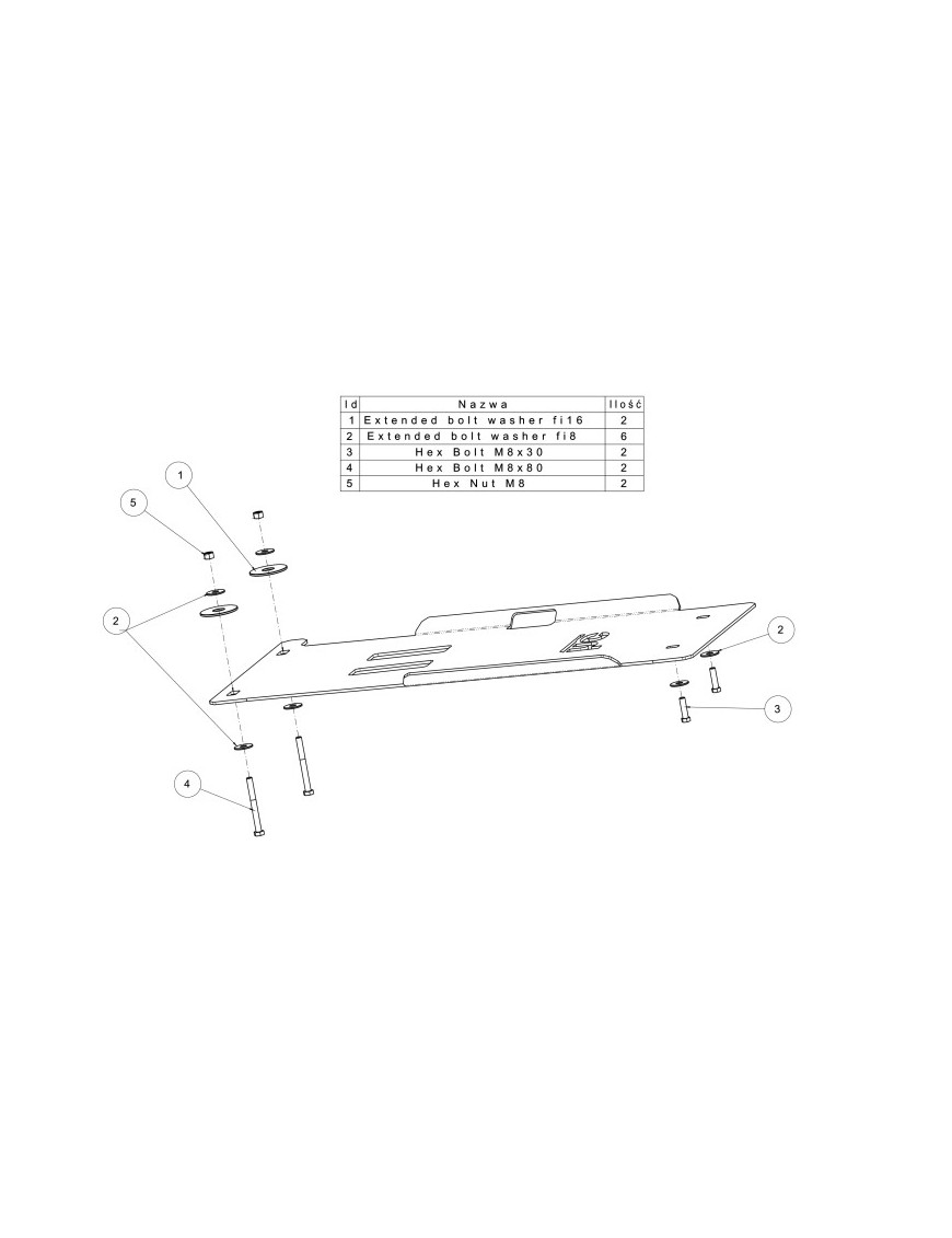 Osłona skrzyni biegów Offroad Nissan Pathfinder R51 2005-2013 czerwona