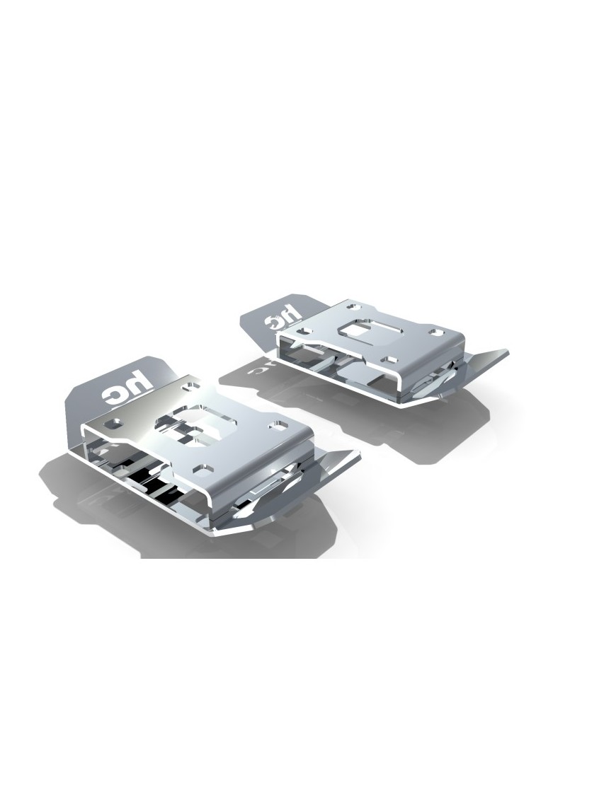 Osłony mocowań resorów do mostu offroad Vw Volkswagen Amarok 2023 - aluminiowe Osłony mocowań resorów do mostu offroad Vw Volkswagen Amarok 2023 - aluminiowe