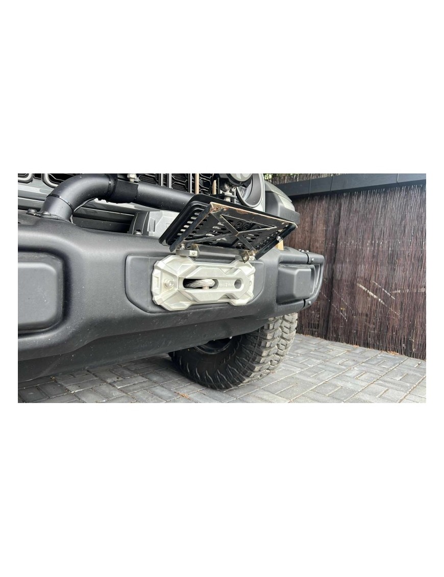 Jeep Wrangler JL 392 V8 6.4 2021 - płyta montażowa wyciagarki HD do zderzaka stalowego "anniversary"