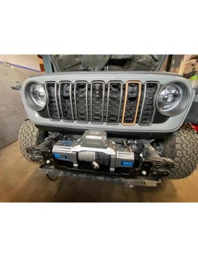 Jeep Wrangler JL 392 V8 6.4 2021 - płyta montażowa wyciagarki HD do zderzaka stalowego "anniversary"