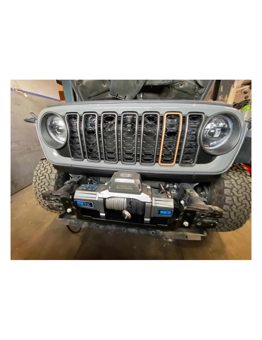 Jeep Wrangler JL 392 V8 6.4 2021 - płyta montażowa wyciagarki HD do zderzaka stalowego "anniversary"