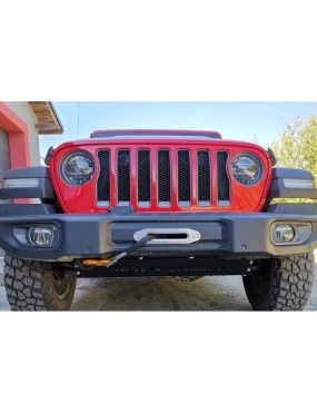 Osłona chłodnic i stabilizatora HD Jeep Wrangler JL JLU 2018 - czarna