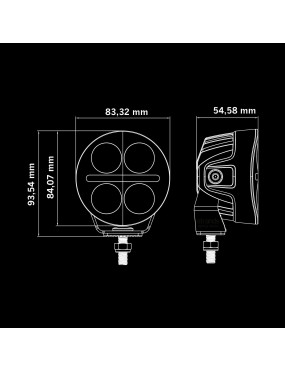 NUUK D-LINE MC DRIVING LIGHT 3"