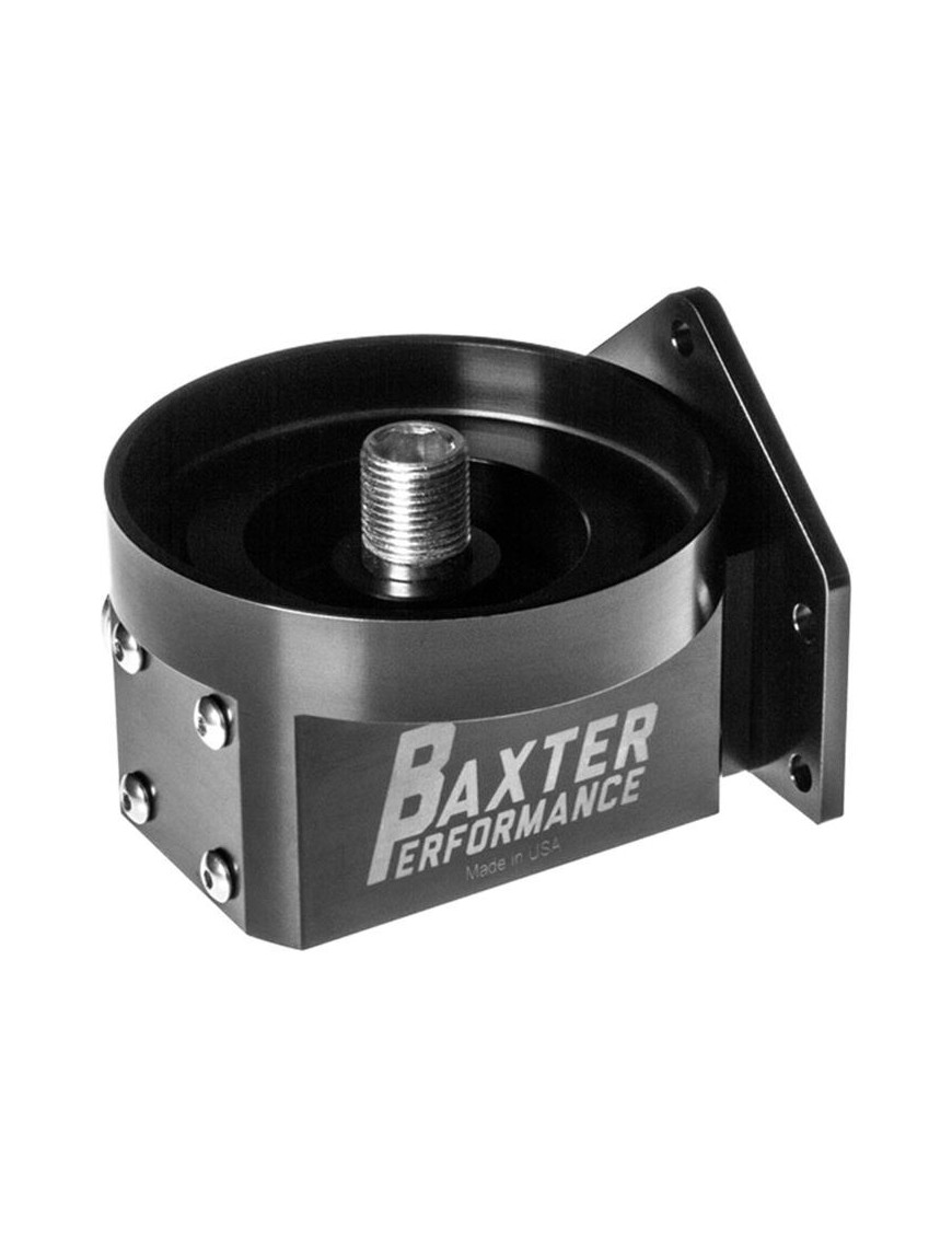 Baxter Performance RI-101-BK – Inverted Remote Oil Filter Mount, 3/4-16, -10 AN