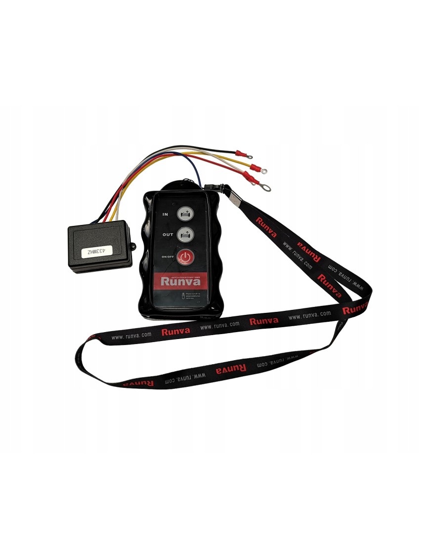 Runva WSE3+WSR4 – Wireless Winch Control 12/24 V, 433 MHz