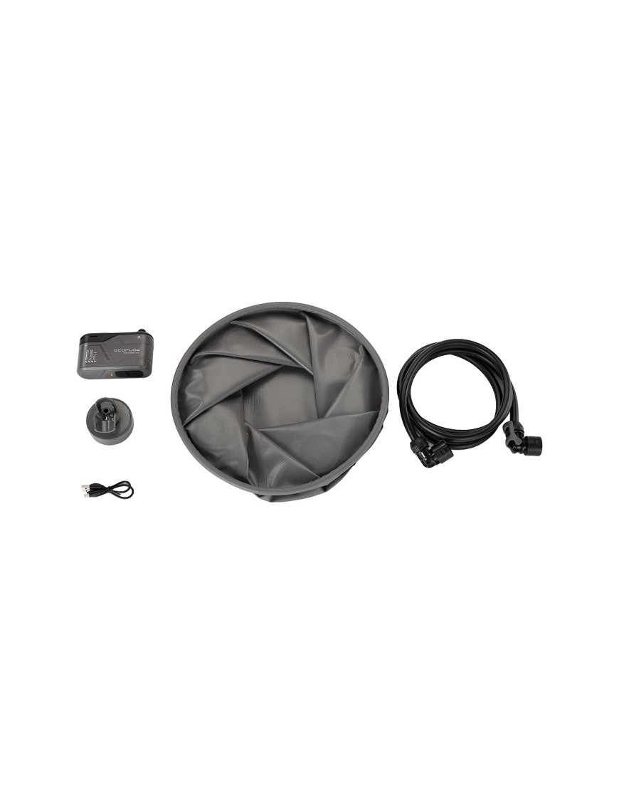 EcoFlow Shower Kit – Portable Outdoor Shower, 6–10 L/min, USB-C