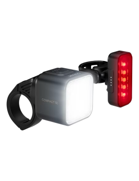 OSRAM LEDsBIKE COMPACT 50 SET – 50 lx LED bike light set, front + rear