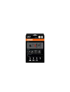 OSRAM LEDsBIKE COMPACT 50 SET – 50 lx LED bike light set, front + rear