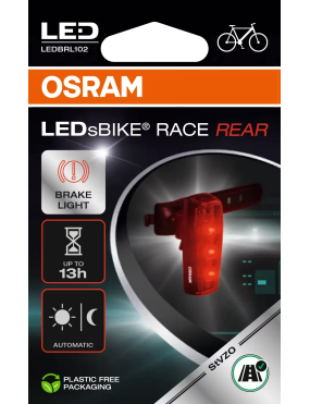OSRAM LEDsBIKE RACE REAR – rechargeable LED rear bike light with brake sensor
