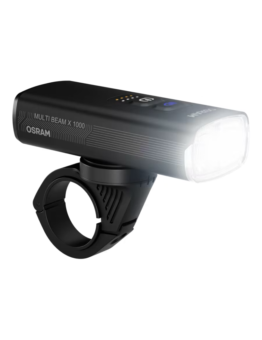OSRAM LEDsBIKE MULTI BEAM X 1000 SET – LED Bike Light Set, 1,000 lm, High Beam