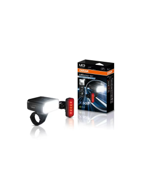 OSRAM LEDsBIKE EXPLORER X 500 SET – LED bicycle light set, 500 lm, USB-C, IP54