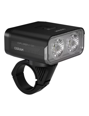 OSRAM LEDsBIKE EXPLORER X 1000 SET – 1,000 lm LED bike light set, USB-C