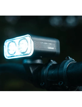 OSRAM LEDsBIKE EXPLORER X 1000 SET – 1,000 lm LED bike light set, USB-C