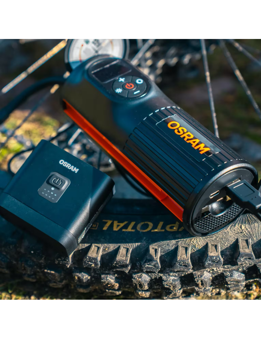 OSRAM LEDsBIKE EXPLORER X 1000 SET – 1,000 lm LED bike light set, USB-C