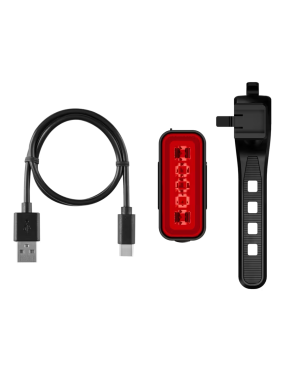 OSRAM LEDsBIKE X REAR – rear LED bike light with brake sensor, USB-C, IP54