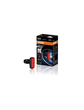 OSRAM LEDsBIKE X REAR – rear LED bike light with brake sensor, USB-C, IP54