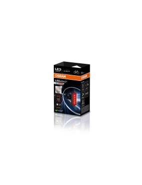 OSRAM LEDsBIKE X REAR – rear LED bike light with brake sensor, USB-C, IP54