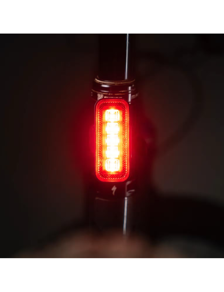 OSRAM LEDsBIKE X REAR – rear LED bike light with brake sensor, USB-C, IP54