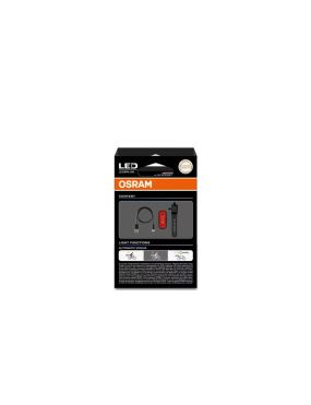 OSRAM LEDsBIKE X REAR – rear LED bike light with brake sensor, USB-C, IP54