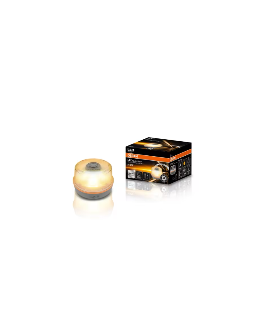 OSRAM LEDguardian ROAD FLARE Signal TA20 NXT LEDSL107 – 360° LED warning light, USB-C