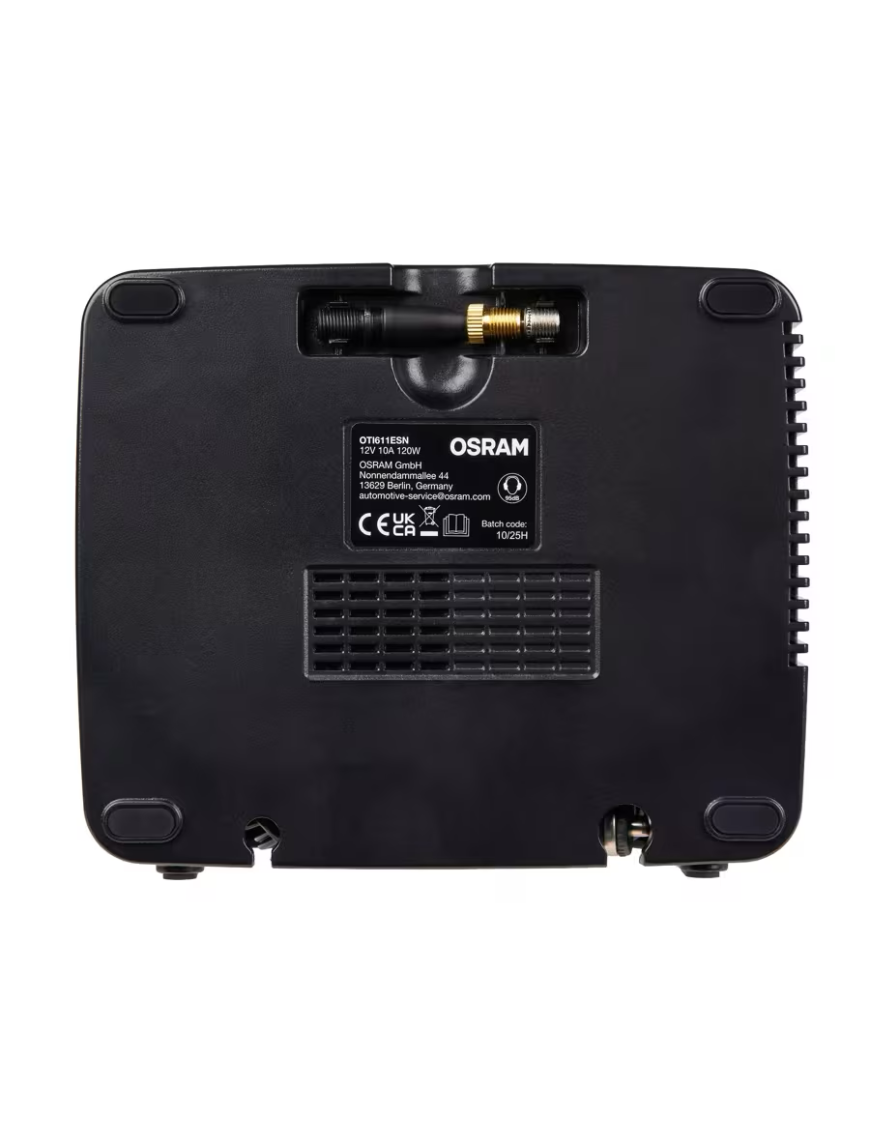 OSRAM TYREinflate 611 ESSENTIAL – 12 V analogue tyre inflator, 6.9 bar