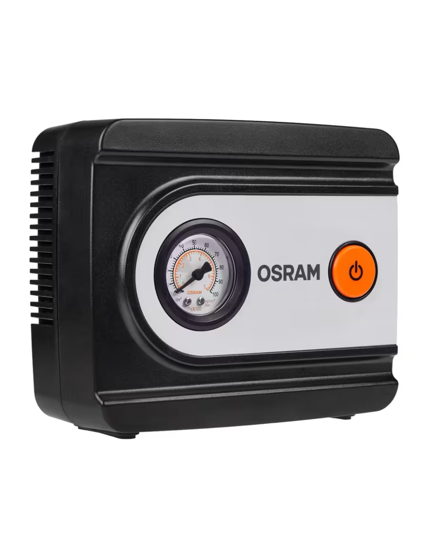 OSRAM TYREinflate 611 ESSENTIAL – 12 V analogue tyre inflator, 6.9 bar