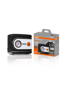 OSRAM TYREinflate 611 ESSENTIAL – 12 V analogue tyre inflator, 6.9 bar