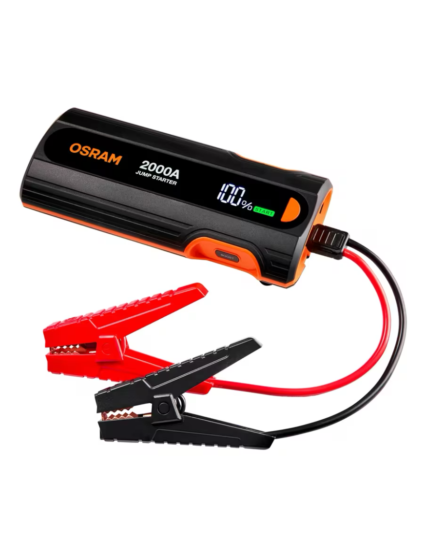 OSRAM BATTERYjumpstart 2000 OJS040 – 12V lithium jump starter, 2,000A, 16,000 mAh