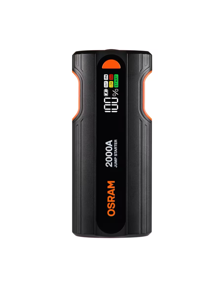 OSRAM BATTERYjumpstart 2000 OJS040 – 12V lithium jump starter, 2,000A, 16,000 mAh