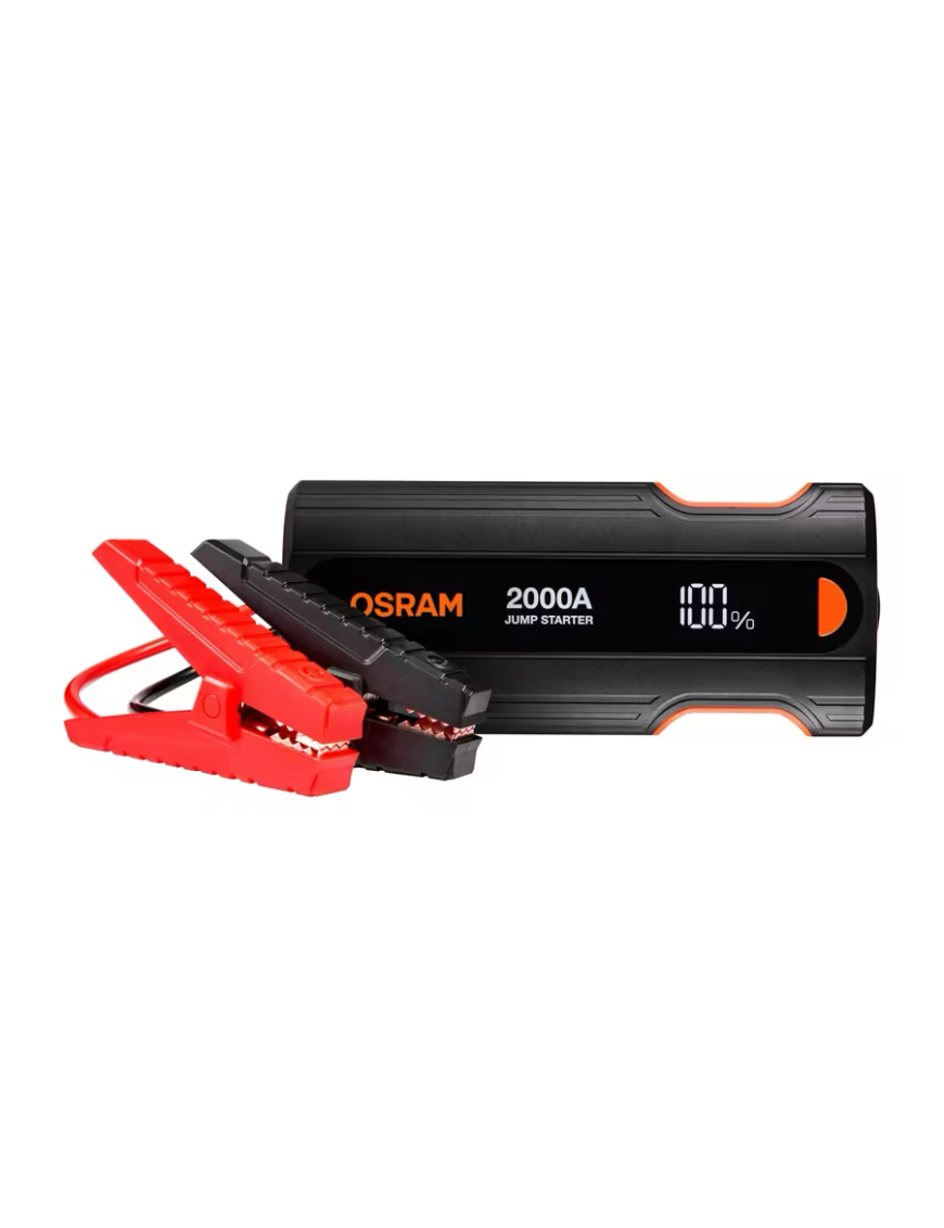 OSRAM BATTERYjumpstart 2000 OJS040 – 12V lithium jump starter, 2,000A, 16,000 mAh