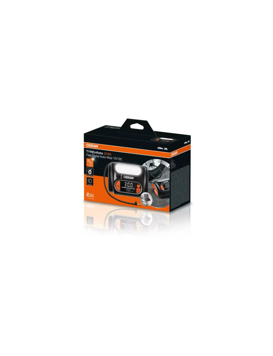 OSRAM TYREinflate 2130 OTI2130 – 12V Tyre Inflator with Auto-Stop