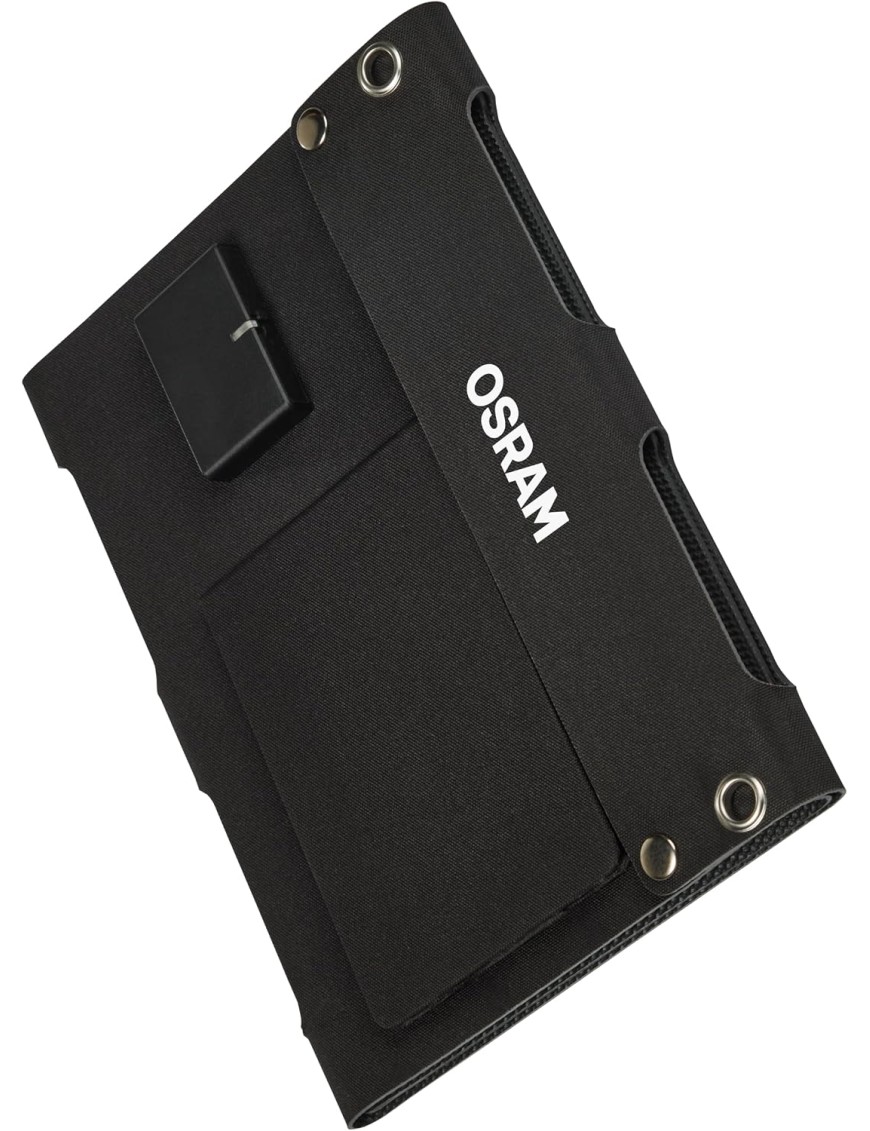 OSRAM BATTERYcharge SOLAR OFSP20 – Foldable 20W Solar Panel, USB-C/USB-A, IP65