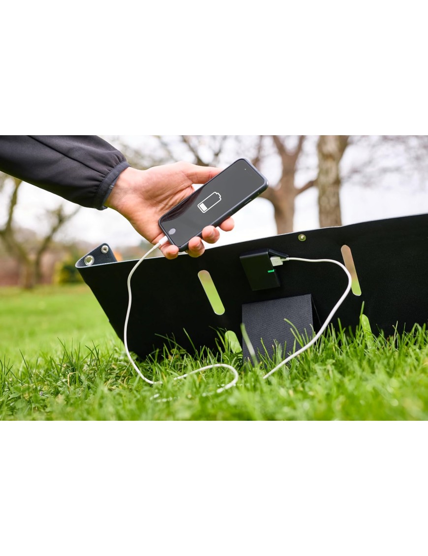 OSRAM BATTERYcharge SOLAR OFSP20 – Foldable 20W Solar Panel, USB-C/USB-A, IP65